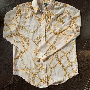 Wild Fable Chain Button Up
